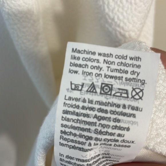 NWT. HATCH X J. Crew L/XL White Textured Short Sleeve Shift Maternity Dress. - Picture 7 of 10